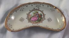 ANTIQUE ROYAL VIENNA BONE DISH WITH BEEHIVE MARK 8040 picture