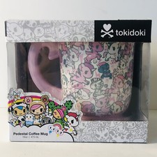 TOKIDOKI PEDESTAL COFFEE MUG 16OZ UNICORN AUTHENTIC BRAND NEW IN BOX picture