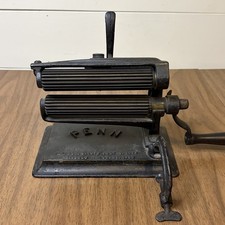 Antique 1880’s PENN Fluting Pleating Crimper American Machine Co Cast Iron picture