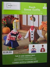 Mainstays Porch Goose Outfit  Cowboy Cowgirl Western Fade/Water Resistant New  picture