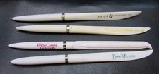 4 Old White Hotel Desk Ballpoint Pens Westcoast Regal Meridien Jianglio Xian etc picture