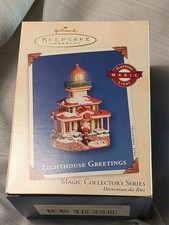 2002 Hallmark Keepsake Lighthouse Greetings Ornament 6 Series Magic Series picture