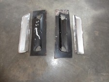 1966 FORD FAIRLANE GT HOOD INSERTS ORNAMENTS WITH MOUNT CUT OUTS 66 picture