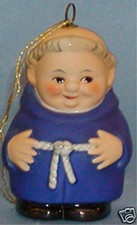 One (1) GOEBEL Friar Tuck Ornament- 4 Colors Available- 1 Archival Blue Ornament picture