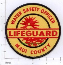 Hawaii - Maui County Lifeguard HI Fire Dept Patch picture