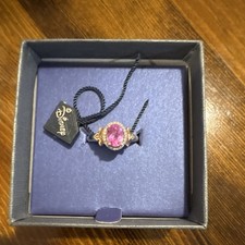 Enchanted Disney Fine Jewelry Disney Ring Pink Center Stone w/ Box & COA picture