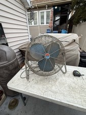 Vintage Lakewood 3-Speed 16” Air Whole Home Air Circulator Metal Powerful Fan picture