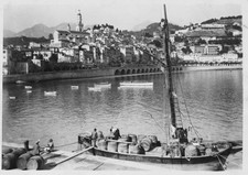 Menton view of harbour Fair Mentone General view of one of mos- 1930s Old Photo picture