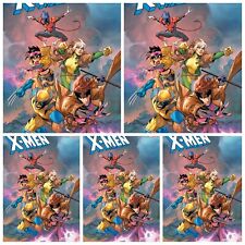 5 Pack Uncanny X-Men #1 Stephen Segovia 8/7 Marvel Comics 2024 picture