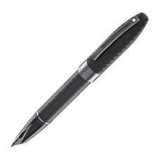 Sheaffer Legacy Chevron Fountain Pen in Matte Black with PVD Gunmetal picture