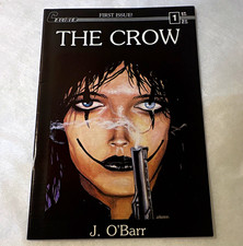 The Crow #1 second printing Caliber Press 1989 J. O'Barr black & white picture