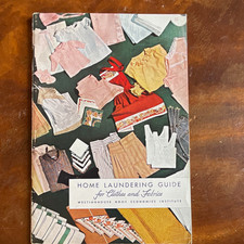 Westinghouse Home Laundering Guide Booklet for Clothes & Fabrics 1944 picture