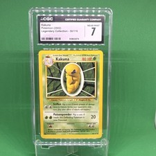 Pokémon 2002 Legendary Collection Kakuna 50/110 CGC 7 Graded English Card picture