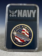 US NAVY Aircraft carrier - USS NIMITZ CVN-68 Naval Challenge Coin ·GREAT GIFT· picture