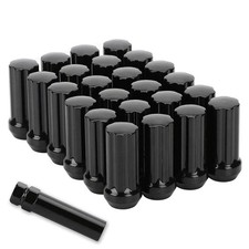 32pcs 14x1.5 OEM Lug Nuts for Chevy Silverado GMC Sierra 2500 3500,14mmx1.5 Blac picture