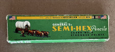 Vintage General's SEMI-HEX Carbo-Weld 498-2/HB Soft Lead Pencils (8) Please Read picture