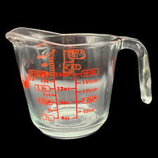 Vintage Anchor Hocking Glass Cup Measuring 4.5”T 6.5”W picture