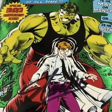 Rare Marvel Comics The Incredible Hulk #393 Signed By Stan Lee Near Mint picture