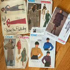 Vogue Vintage Original Designer Pattern Lot Versace Givenchy Dior Nina Ricci picture