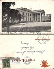 White House North Front Washington DC Vintage Postcard 1905 Postmark Stamped picture