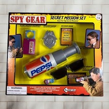 Vintage 1997 Pepsi Spy Gear Secret Mission Agent Toy Set NIB NRFB picture
