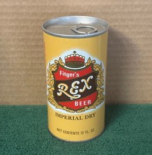 1970s FITGER'S REX BEER CAN ~ SS, BO, STRONG ~ AUGUST SCHELL BREWING CO. picture