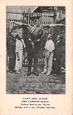 Barnum and Bailey Circus Captain George Auger the Cardiff Giant Vtg Postcard G54 picture