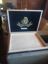 Man O' War Empty Wooden Cigar Box picture