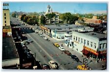 c1960 Aerial View Broadway Exterior Building Missoula Montana Vintage Postcard picture