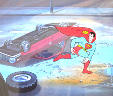 SUPERMAN Aquaman Hour 1967 DC COMIC BOOK Filmation ORIGINAL PRODUCTION CEL picture