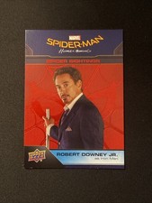 2017 Upper Deck Spider-Man Homecoming Robert Downey Jr /199 Red picture