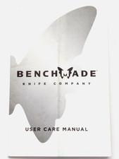 Benchmade Vintage Knife Company 2003 Warranty & User Care Manual Nice picture