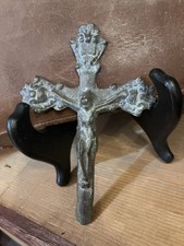 RARE Iron Crucifix, OLD WORLD, French Truly Unique, BEAUTIFUL piece picture