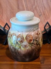 Antique Imperial Pfeiffer & Lowenstein Bohemian handpainted tobacco humidor picture
