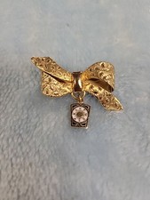 Vintage Gold Ribbon Masonic Broche Pin picture