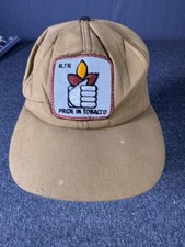 Vintage RJR Pride In Tobacco Hat Brown Snapback Cap Made USA One Size Promo picture