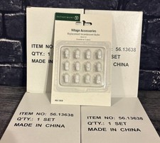 NEW DEPARTMENT 56 REPLACEMENT INCANDESCENT LIGHT BULBS 56.13638 12 IN PACKAGE picture