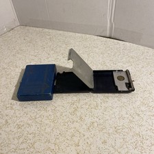 Rare Cobalt Blue Art Deco Magic Case - Automatic Cigarette Dispenser & Lighter picture