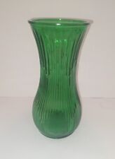Hoosier Glass #4087-A Green Vase 10