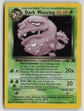 Dark Weezing (14) Holo Rare Unlimited TR 14/82 LP picture