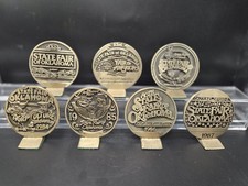 78th-84th (7) State Fair of Oklahoma 1984-1990 Bronze 2 3/4