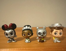 Disney Doorables S10 Special Metallic Minnie Woody Pooh & Tiana Lot of 4 picture