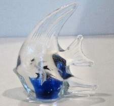 Glass Angel Fish Figurine Paperweight 4