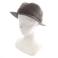 Borsalino Wool Felt Fedora Hat Brown 57cm Men's Stylish Classic Cap (Ages 14+) picture