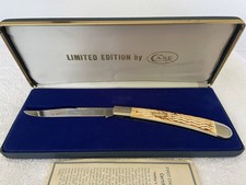 Case XX Halley’s Comet 1986 Bone Handle Stainless Clip Point Slipjoint Knife picture