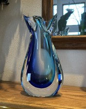 Stamped Murano Fishtail Vase By Onesto picture