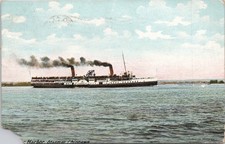 1906 Steamer Chippewa Steamship Boat Vtg Postcard picture