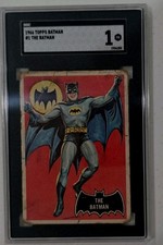 1966 Topps The Batman Black Bat Batman Topps Rookie #1 SGC 1  picture