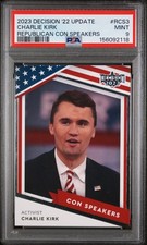2023 CHARLIE KIRK PSA 9 Decision 2022 Update #RCS3 RC Rare Rookie Card LOW POP picture