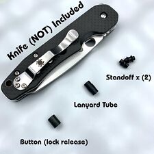 Titanium Hardware set (NO KNIFE) for Spyderco Smock C240CFP Black PVD Titanium picture